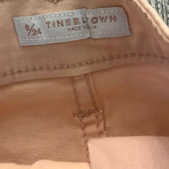 TINSELTOWN light pink high rise shorts. Size 0 - Picture 4 of 4